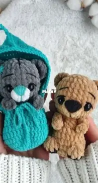 Magnolia Toys - Mariya Shturnikova - Baby bear in a bag - Russian