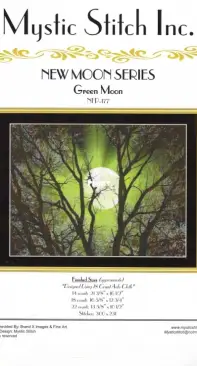 Mystic Stitch Inc. - NFP-177  New Moon Series - Green Moon