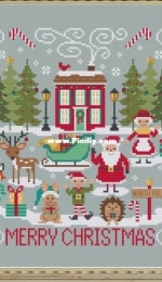 Tiny Modernist - Christmas Stitch-a -Long Club PCS