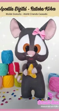 Ateliê Criando Caseado - Kika Little Mouse - Ratinha Kika - Portuguese - Free