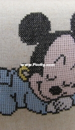 Sleeping little Mickey.
