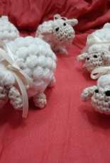 Flock of White sheep