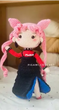 Pigami Crochet - Ý Nhi Nguyễn - Black Lady