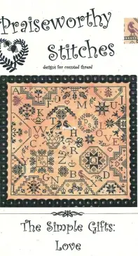 Praiseworthy Stitches - The Simple Gifts - Love - XSD