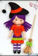 Atelie dani Schick - Bruxinha/ Witch Felt Pattern - portuguese