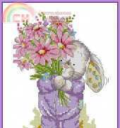 Somebunny Flowers from Cross Stitch Crazy 181 XSD