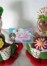 D'Lucy-Felting Christmas Cups /Spanish