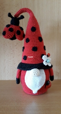Gnome with ladybug