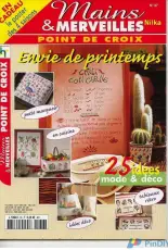 Mains & Merveilles Point de Croix - Envie de Printemps - No.47 - March-April 2005 - French