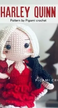 Pigami Crochet - Ý Nhi Nguyễn - Harley Quinn