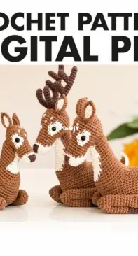 Handmade By Halime - The Fallow Deer Family