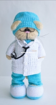 Svetlana Toys Shop - Svetlana Malyarik - Set of clothes Doctor uniform