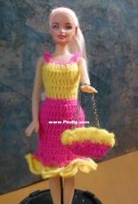 Maguinda Bolsón - Aleli dress and bag set for dolls