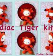 Zodiac Gurumi - Amigurumi Doll Pattern - Zodiac Tiger Kitty