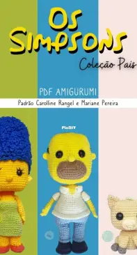 Vila da Crocheteira - Marricriativa - Carolline Rangel - Mariane Pereira - The Simpsons - Os Simpsons - Portuguese