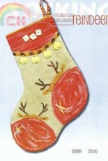 SamSarah Reindeer Stocking