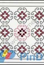 Elizabeth Almond FR0007 Odd one Out 1 - Blackwork pattern- Free