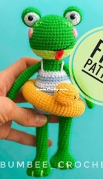 BumBee Crochet - Kristina -   Frog - лягушонка  - Russian - Free
