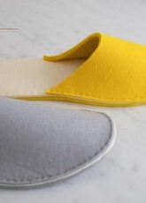 The Purl Bee-Stacked Felt Slippers-Free Pattern