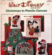 Paragon Book.2009 Walt Disney Characters Christmas in Plastic Canvas