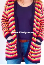 Iron Lamb - Claudine Powley - Granny Rocks Cardigan - Regular size