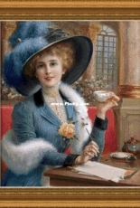 Dina Cross Stitch - Lady 5 - Free