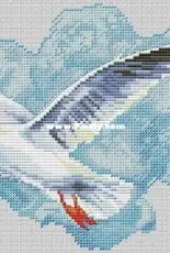 Watercolor Seagull by Alisa Okneas