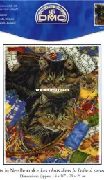 DMC BK671 Cats in Needlework