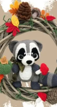Colita - Nicole Wenzelmann - Baby Raccoon - Baby Wasbeer - Dutch