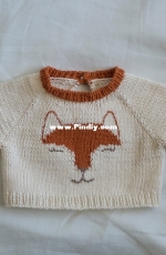Friendly fox doll sweater by Dorthe S. Pedersen - Free