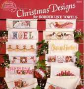 American School of Needlework  3545 Christmas Designs for Borderline Towels by Sam Hawkins