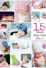 RAKJpatterns - Kristi Simpson - Volume 1 - 15 Sweet Baby Hats
