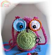 Nellagolds Shop- Martina Luzova- Key Case My Little Owl