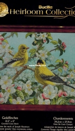 Bucilla - Heirloom Collection 45576 Goldfinches PCS + XSD