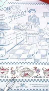 Les Brodeuses Parisiennes - LBP - Torchon Menu du Jour by V. Enginger XSD