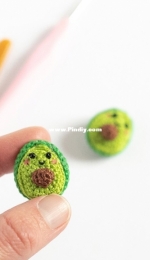 Happy Crochet Etc - Vivyane Veka - Avocado - Avocat - English and French - Free