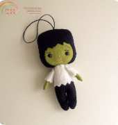 Gingermelon- Frankenstein ornament pattern