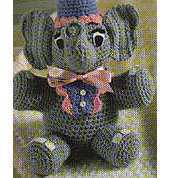 Unknow Designer-Crochet Elephant-Free Pattern