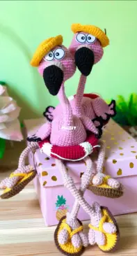 Knitted Miracles Co - Anna Bagrova - Flamingo - Flamenco - Spanish - Translated