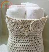 Knit and Crochet Ever After - Deja Joy / Jetmir - Owl Basket