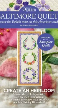Today's Quilter Baltimore Quilts 2022