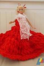 Barbie doll's evening dress