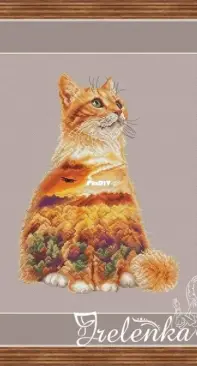 Sunset Cat by Irina Trepenkova XSD