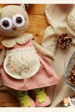 Sweet Patterns Lab - Diana Patskun - Puffy Angels - Owl - Russian