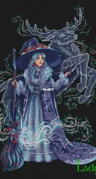 Art Stitch - LadyD - The Witch of Feburary by Daria Smirnova
