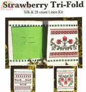 Periwinkle Promises - Strawberry Tri-Fold