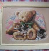 Dimensions 35236 Teddy and Kittens (my work)