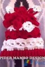 Spider Mambo Designs - VooDoo YOU LOVE Skull Faux Messy Bun Hat or Beanie