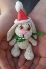 christmas mini bunny