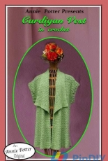 Annie Potter - Annie Potter Presents - Cardigan Vest in Crochet